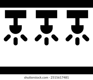 Spotlight Vector Icon Design Illustration