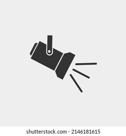 spotlight vector icon illustration sign 