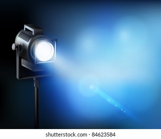 Spotlight. Vector illustration.