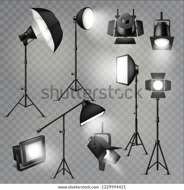 Spotlight Vector Light Show Studio Spot Abstract Interiors