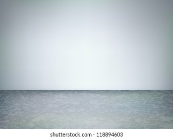Spotlight wall, studio interior background, eps10 vector illustration with copy space