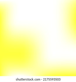 Spotlight Watercolor Smooth White Gradient Background. Light Vector Color Liquid Bright Smooth Surface. Lemon Vivid Fashion Trendy Blurry Wallpaper. Yellow Multicolor Neon Vibrant Gradient Mesh.