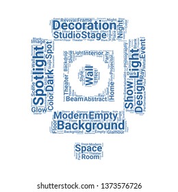 spotlight word cloud. tag cloud about spotlight