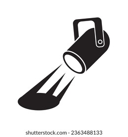 Spotlight Symbol-Logo, Vektordesign-Vorlage
