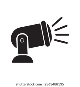 spotlights icon logo vector design template