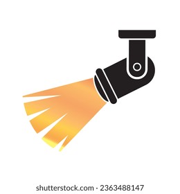 spotlights icon logo vector design template