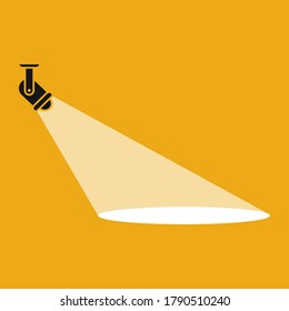 spotlights icon. Searchlight icon. vector illustration for mobile concept and web design. 