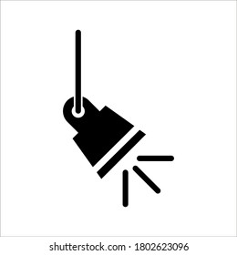 spotlights icon. Searchlight icon. vector illustration for mobile concept and web design on white background