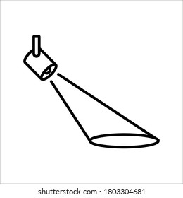 spotlights icon. Searchlight icon. vector illustration for mobile concept and web design on white background