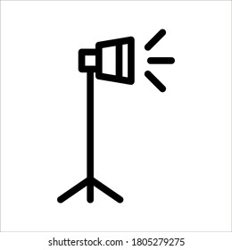 spotlights icon. Searchlight icon. vector illustration for mobile concept and web design on white background