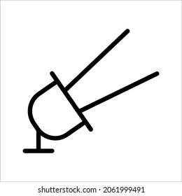 icono de focos. Icono de la luz de búsqueda. ilustración vectorial para concepto móvil y diseño web sobre fondo blanco