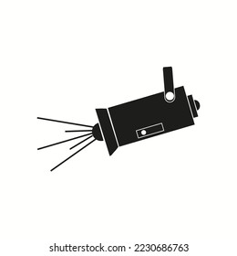 spotlights icon. Searchlight icon. vector illustration