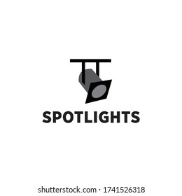 Spotlights Logo Vector Design Symbol Templates