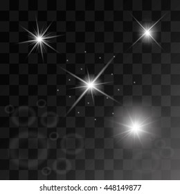 Spotlights scene light effects. Stage light spotlight vector. Vector illustration.