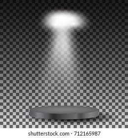 Spotlights scene light effects. Stage light spotlight vector. Vector illustration