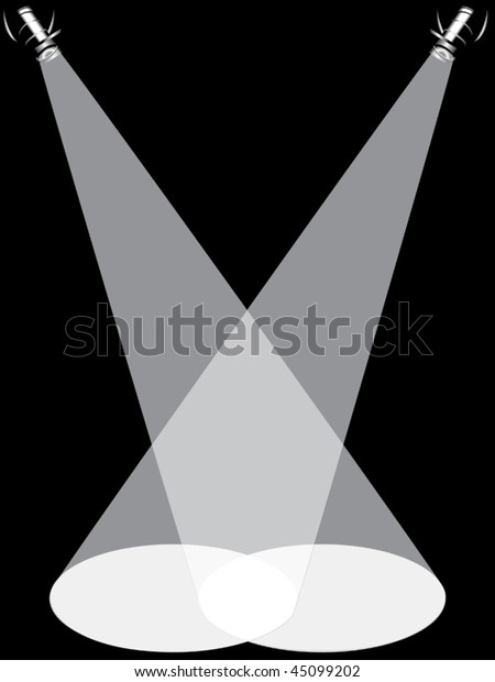 Spotlights Vector Stock Vector (Royalty Free) 45099202