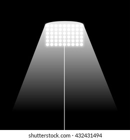 Spotlights vector illustration