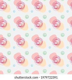 spots abstract messy shapes pattern