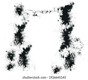Spots. A background of black spots or blots.