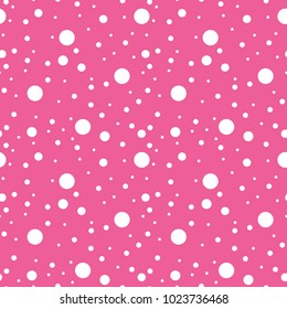 Spots background - polka circle background. Vector graphics.