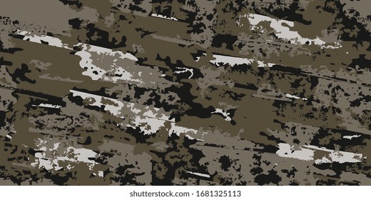 Spots and blots. Seamless ornament. Seamless background of abstract shapes. Vector illustration