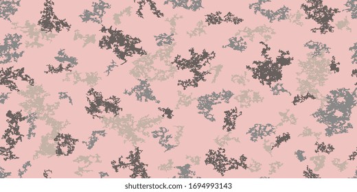 Spots and blots. Seamless ornament. Seamless background of abstract shapes. Vector illustration