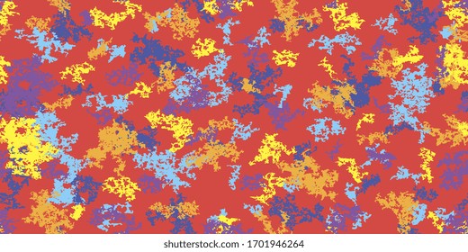 Spots and blots. Seamless ornament. Seamless background of abstract shapes. Vector illustration