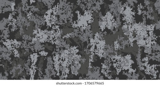 Spots and blots. Seamless ornament. Seamless background of abstract shapes. Vector illustration