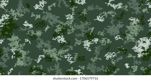 Spots and blots. Seamless ornament. Seamless background of abstract shapes. Vector illustration