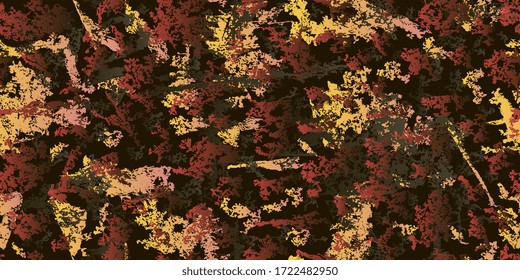 Spots and blots. Seamless ornament. Seamless background of abstract shapes. Vector illustration