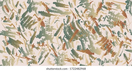 Spots and blots. Seamless ornament. Seamless background of abstract shapes. Vector illustration