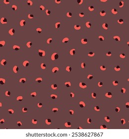 Spots and dots pattern , seamless pattern . Vector illustration.	
