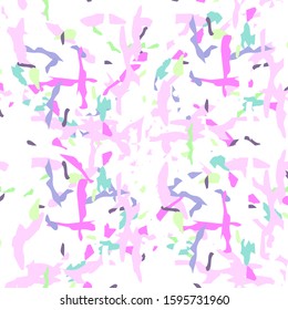 Spots, Ikat. Tie Dye, Batik. Seamless Pattern.  Geometric Surface. Hand Drawn Painted.  Pink Rose Traditional Ethnic Modern Canvas.  Woven Geometrical Tie dye Surface.