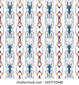 Spots, Ikat. Tie Dye, Batik. Ornament. Watercolor Surface. Endless Repeat Painting.  Bordo Gray Geo Native Modern Fabric.  Geometrical Natural Shibori Watercolor.