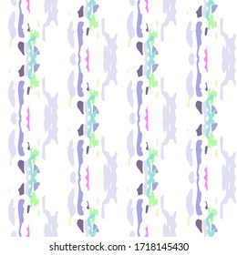Lugares, Ikat. Cielo, Batik. Ornamento. Superficie acuarela. Pintado Repita Infinito.  Bordados tribales de folklore étnico violeta Lilac.  Tejidos de color natural de Shibori.