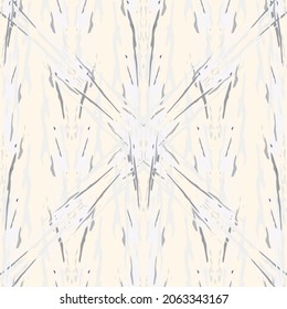 Lugares, Ikat. Cielo, Batik. Patrón sin inconvenientes. Superficie geométrica. Mano Dibujada Pintada. Diseño de tejido de Shibori Tribal. Viejo Folclore Gris Amarillo Textil. Patrón de tinte de tejas trenzadas con geometría tradicional.
