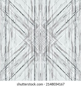 Lugares, Ikat. Cielo, Batik. Patrón sin inconvenientes. Superficie geométrica. Mano Dibujada Pintada. Diseño de tejido de Shibori Tribal. Viejo Folclore Gris Amarillo Textil. Patrón de tinte de tejas trenzadas con geometría tradicional.