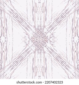Lugares, Ikat. Cielo, Batik. Patrón sin inconvenientes. Superficie geométrica. Mano Dibujada Pintada. Diseño de tejido de Shibori Tribal. Viejo Folclore Gris Amarillo Textil. Patrón de tinte de tejas trenzadas con geometría tradicional.