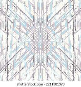 Spots, Ikat. Tie Dye, Batik. Seamless Pattern. Geometric Surface. Hand Drawn Painted. Tribal Shibori Fabric Design. Gray Yellow Folk Old Folklore Textile. Traditional Geometry Woven Tie dye Pattern.
