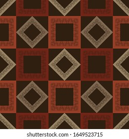 Spots of a Leopard. Ethnic boho ornament. Seamless pattern. Tribal motif. Vector illustration for web design or print.