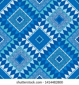 The Spots Of A Leopard. Ethnic boho seamless pattern. Lace. Embroidery on fabric. Patchwork texture. Weaving. Traditional ornament. Tribal pattern. Folk motif. Can be used for textile, wrapping, web.