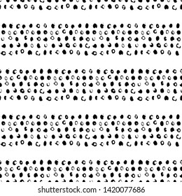 Spots seamless pattern. Vector illustration.