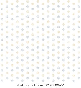 Spots seamless pattern. Vector illustration.textured polka dots spring background.