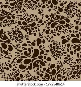 Spots vector seamless simple pattern.