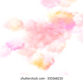 spots watercolors, soft tone