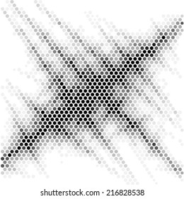 Spotted abstract background halftone effect. Vector illustration 