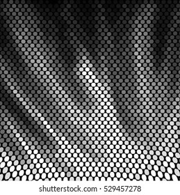 Spotted abstract background halftone effect. Vector illustration