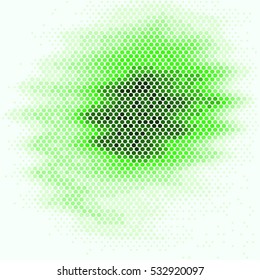 Spotted abstract background halftone effect. Water wave illustration