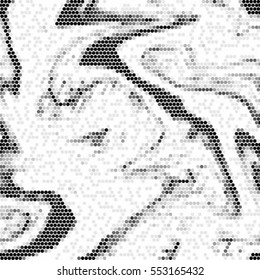 Spotted abstract background halftone effect. Vector illustration