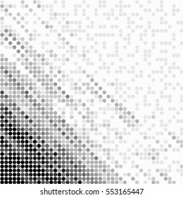Spotted abstract background halftone effect. Vector illustration